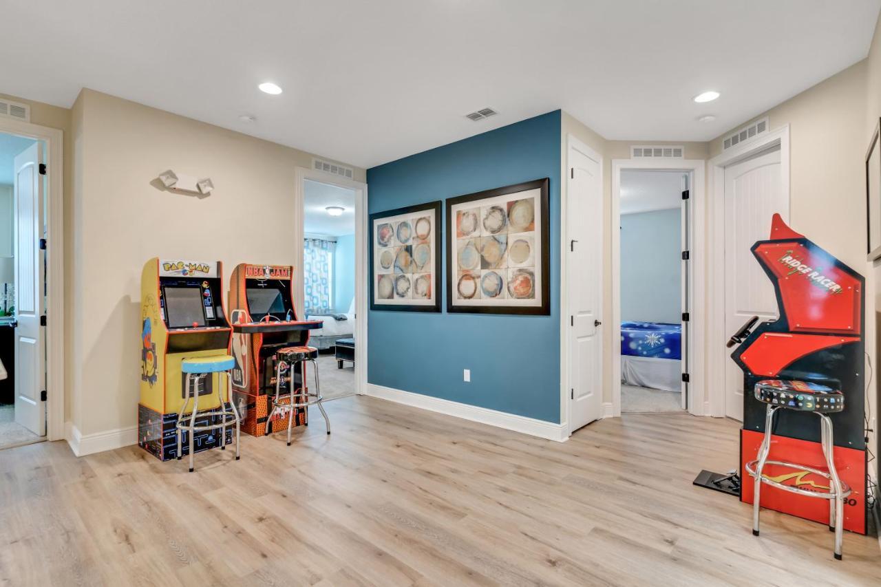 Huge 10 Bdr Family House With Arcades And Free Pool Heat Near Disney أورلاندو المظهر الخارجي الصورة
